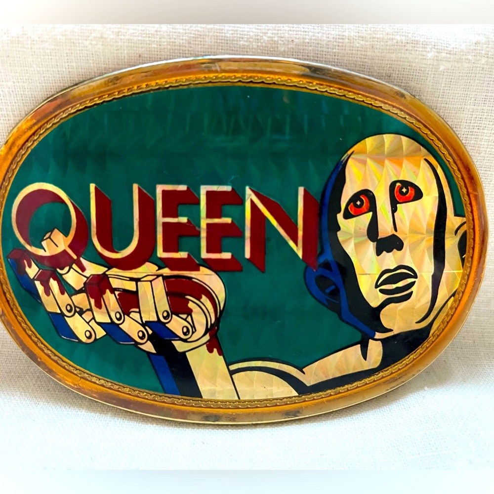 🎸Queen Rock-N-Roll Vintage 1977 Pacifica Collectible Belt Buckle - Great gift!